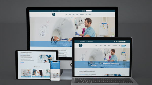 Strona internetowa dla CT - Med