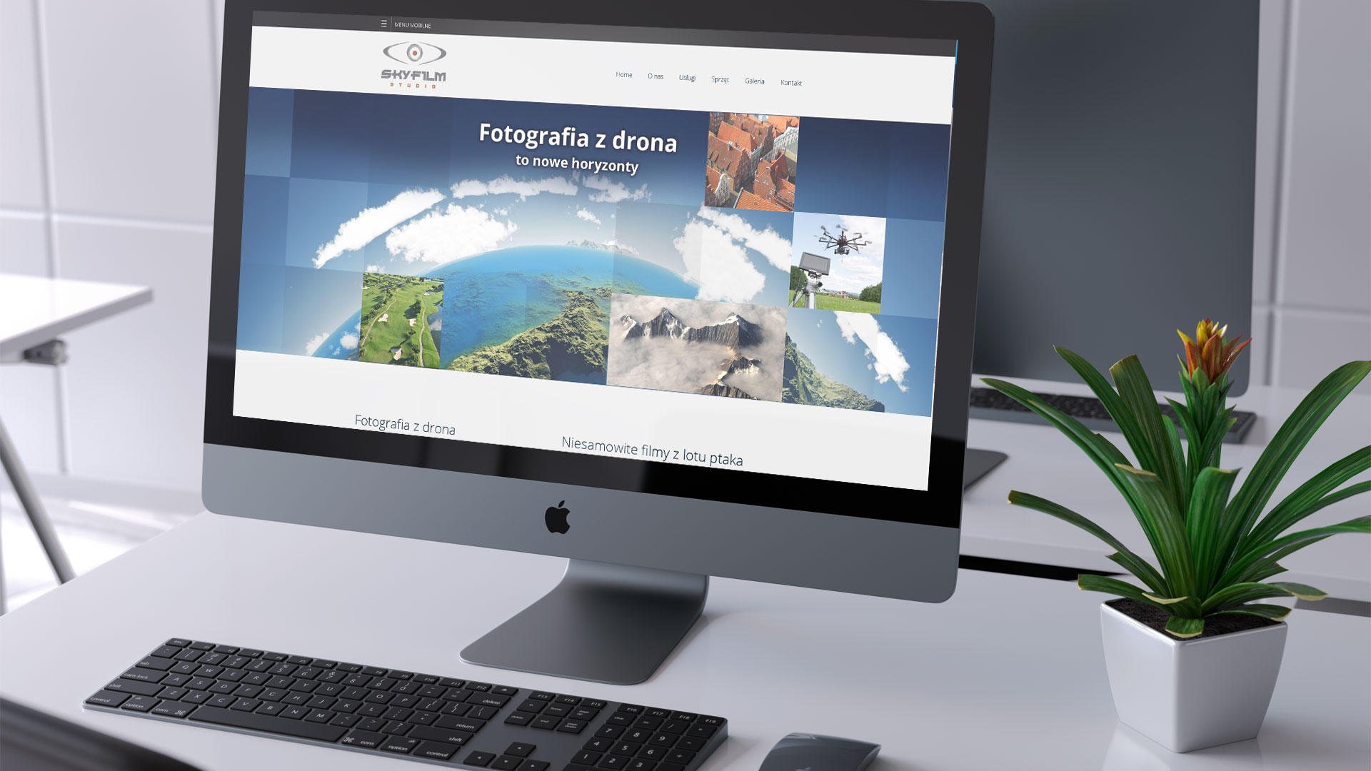 Strona internetowa dla firmy Fotografia z Drona